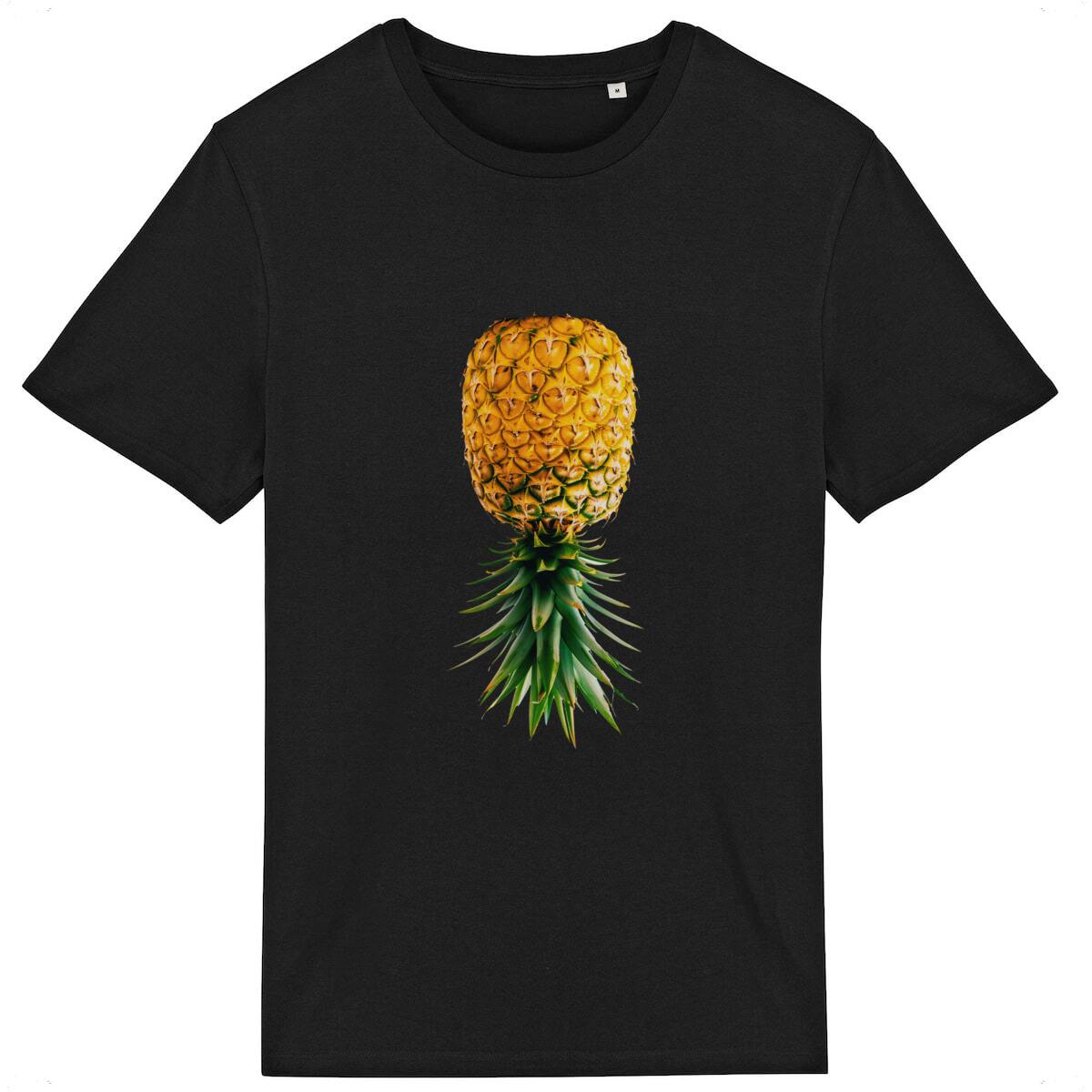 Pineapple Organic Cotton Unisex graphic Tshirt 