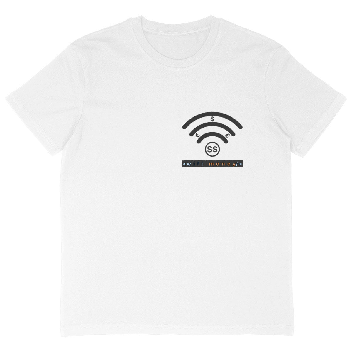 Wifi money sustainable oversized graphic tee for men