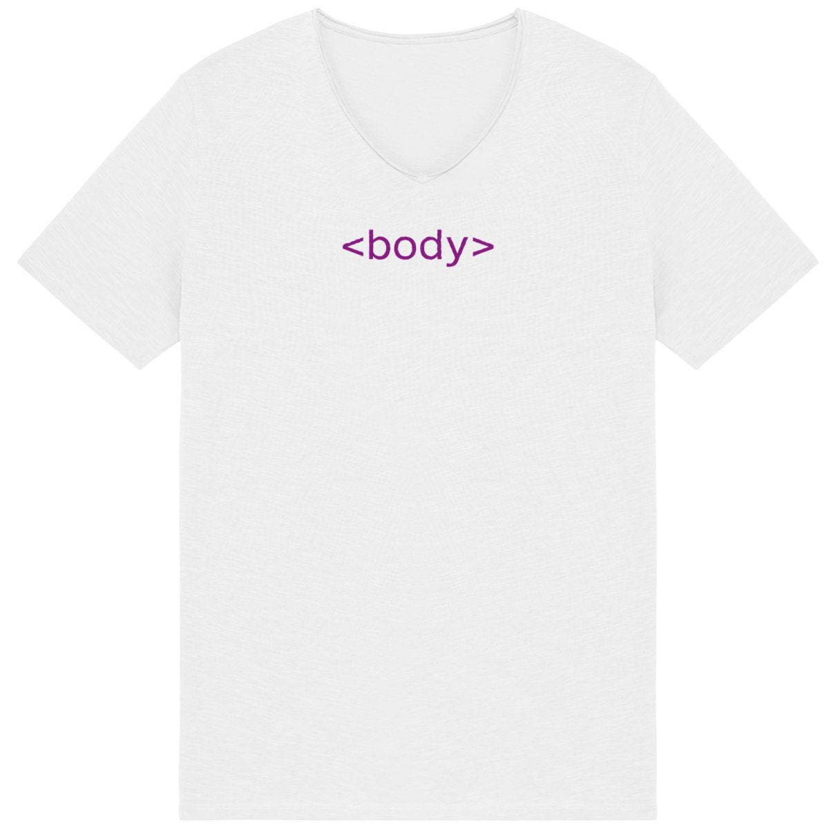 body tag sustainable men's slub graphic tshirt